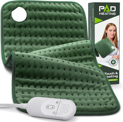 Extra Large Heating Pad for Back, Neck, and Shoulder Pain Relief - Moist and Dry Heat Options, Auto-Off Feature, Machine Washable - Ideal Gift for Men and Women