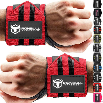 Premium 18” Wrist Wraps for Weightlifting - USPA & IPL Approved - Durable Wrist Straps with Thumb Loop for Enhanced Support in Weightlifting, Powerlifting, and Strength Training - Ideal for Men and Women