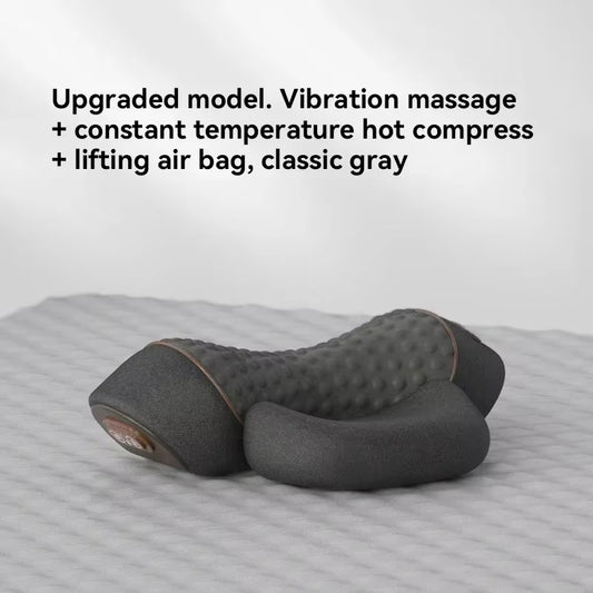 Electric Massager Cervical Pillow Hot Compress Vibration Massage Neck Traction Relax Sleeping Pillow Spine Support Normal