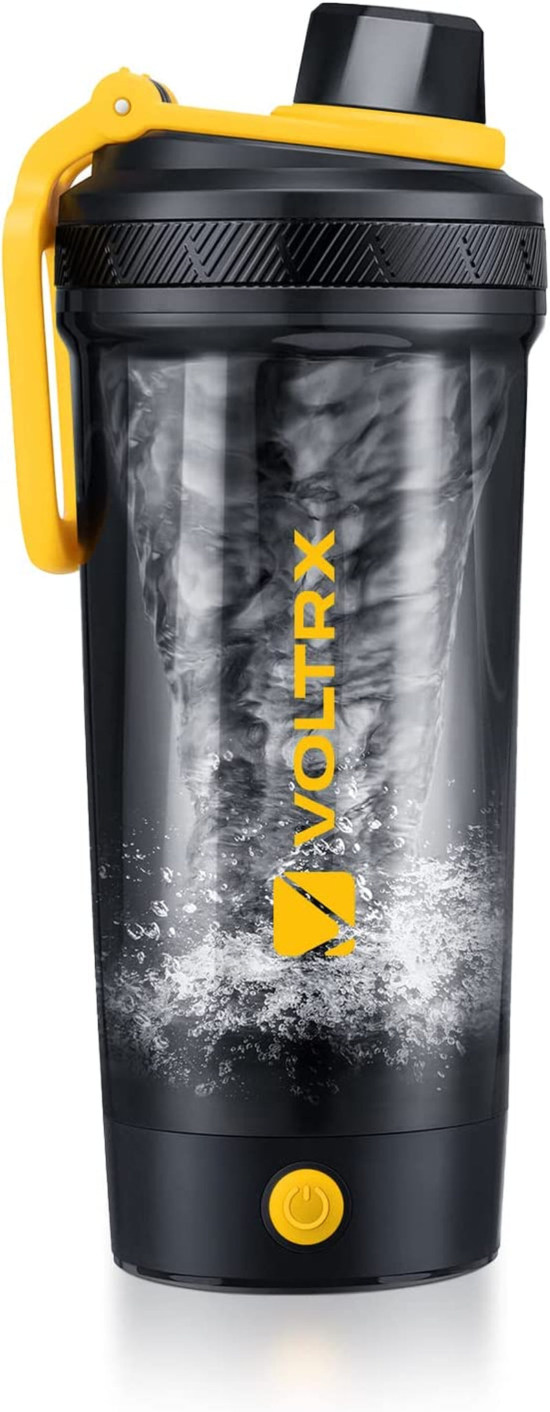 VOLTRX Electric Protein Shaker Bottle - USB Rechargeable Mixer Cup for Shakes and Meal Replacements, BPA-Free Tritan, 24 oz Capacity