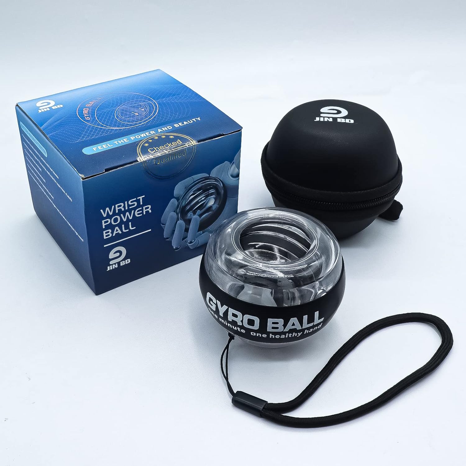 Wrist Trainer Ball - Automatic Gyroscopic Forearm Exerciser for Strengthening Arms, Fingers, and Wrist Muscles